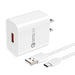 Wall Charger Adapter USB-A to USB-C Cable for Clover Flex 3 POS