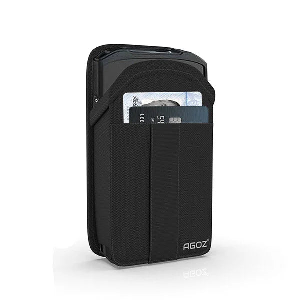 Point Mobile barcode scanner holster with front pocket for cards or small items