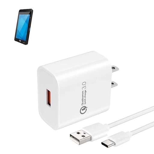Wall Charger with USB C Cable for Elo Pay M60 Mobile POS System