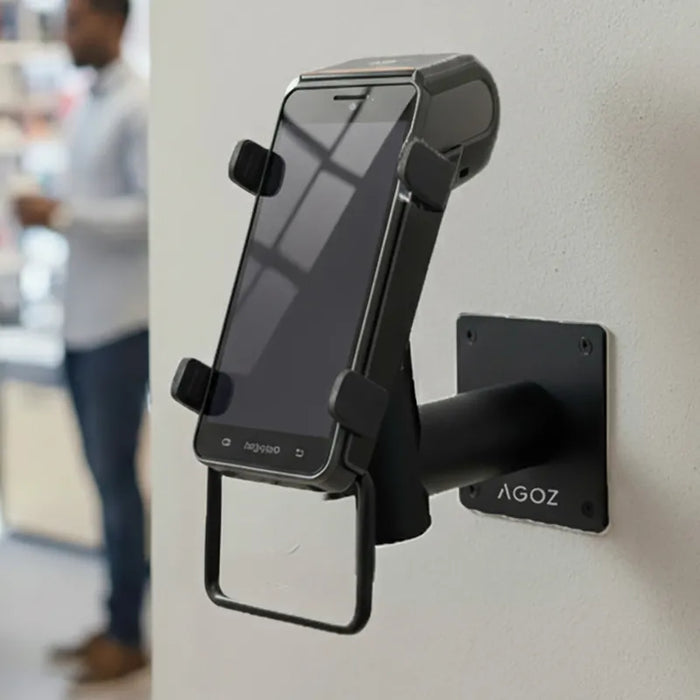 Sturdy POS Wall Mount for Adyen Terminals Metal Adjustable Swivel