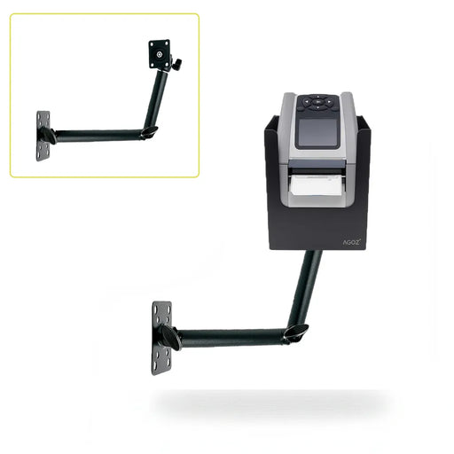 Industrial Swing Arm Bracket Printer Mount with Holder for Zebra ZQ510