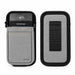 Gray Agoz Castles POS terminal holster showing front pouch and rear belt loop