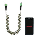 Honeywell Scanner Coiled USB-C Charging Cable for Shared Stations | Agoz