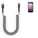 Coiled USB-C Fast Charging Cable for Point Mobile PM85 / PM86 Scanner