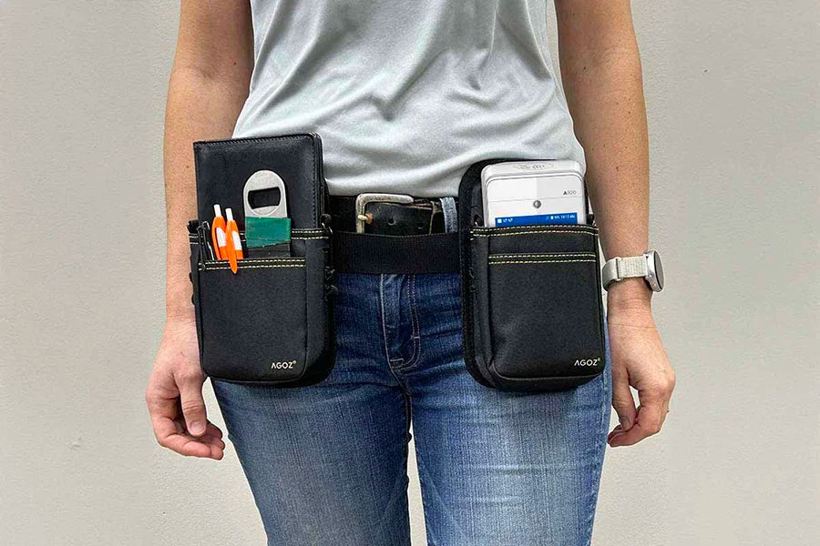Double Pouch Waistbelt for Moneris Go POS