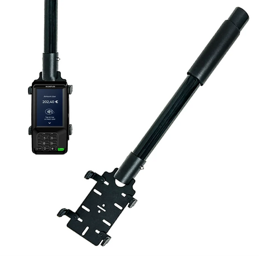 Durable Handheld Mount for Castles V3P3 Drive-Thru Use
