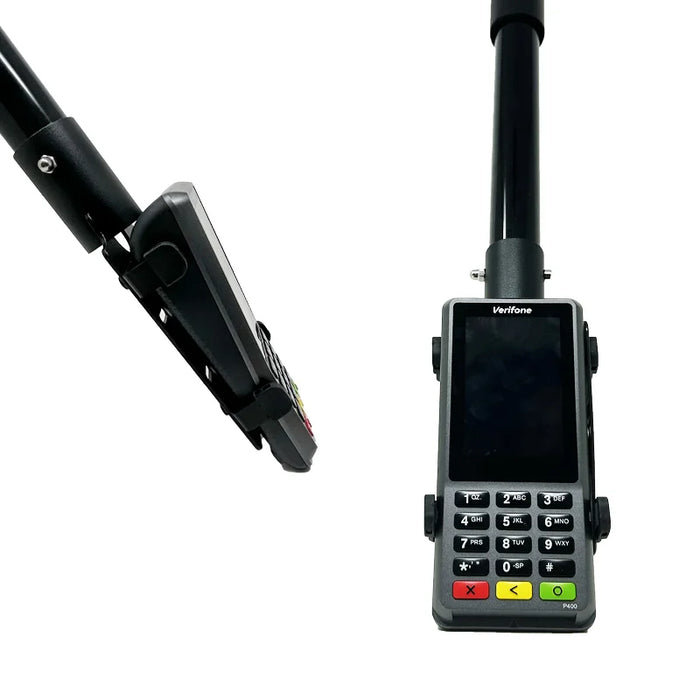 Durable Handheld Mount for Verifone P400 Drive-Thru Use
