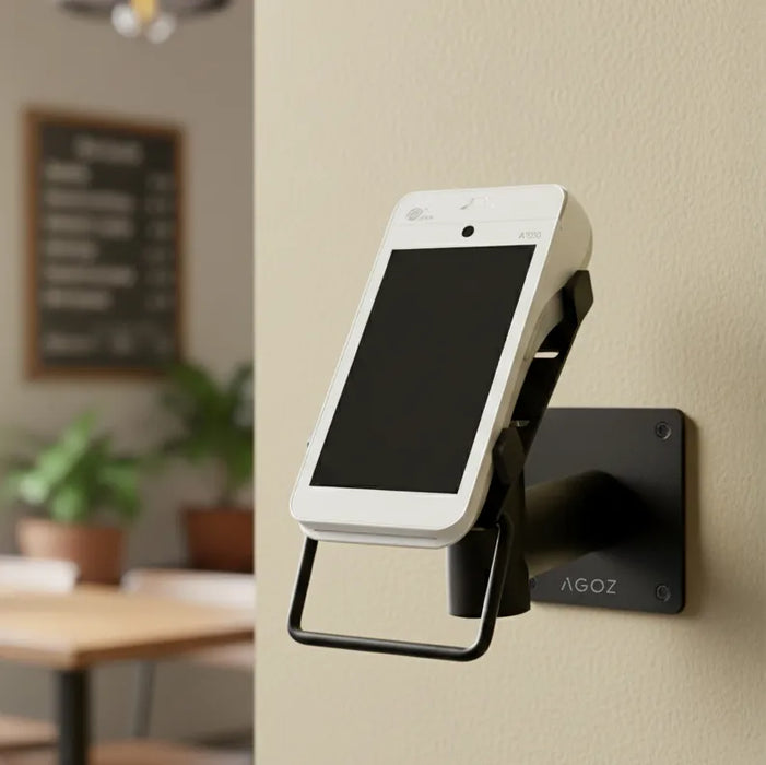 Durable PAX A80 Metal POS Wall Mount Bracket Swivel Tilt Stand