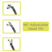 Heavy-Duty Countertop Tablet Stand for Elo I-Series 2.0 10" - High-Profile