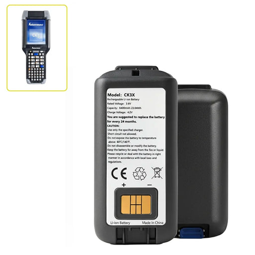 Honeywell CK3 CK3A1, CK3N, and CK3B Mobile Computer Lithium Ion Replacement Battery