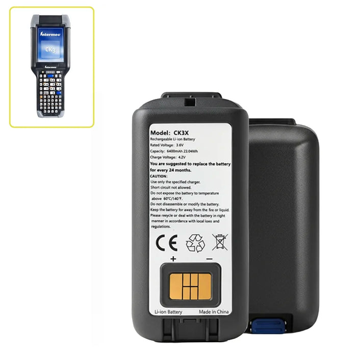 Honeywell CK3 CK3A1, CK3N, and CK3B Mobile Computer Lithium Ion Replacement Battery