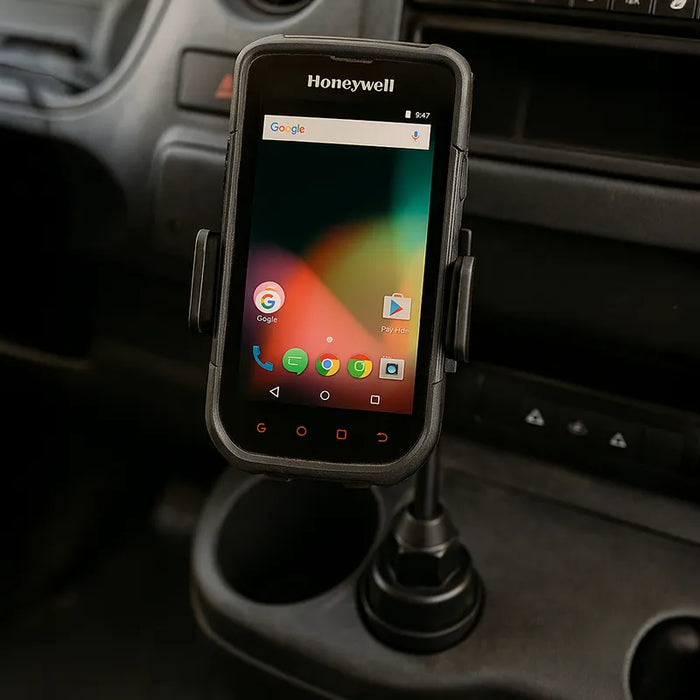 Honeywell CT40 Scanner Mount with Cup Holder Base