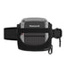 Honeywell RP4f mobile printer in AGOZ waist belt holder, front view