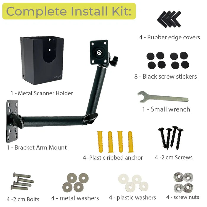 Honeywell Dolphin 70E Adjustable Arm Mount Scanner Holder