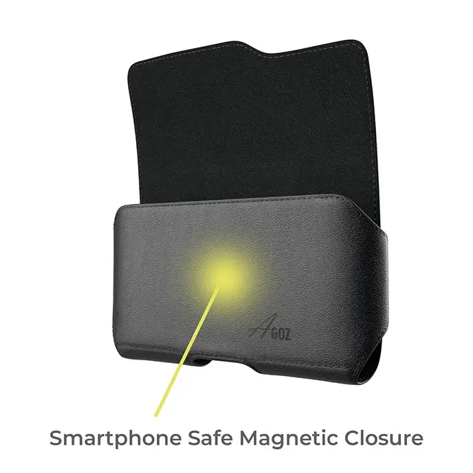 Leather Case with Z-Lid Magnetic Closure