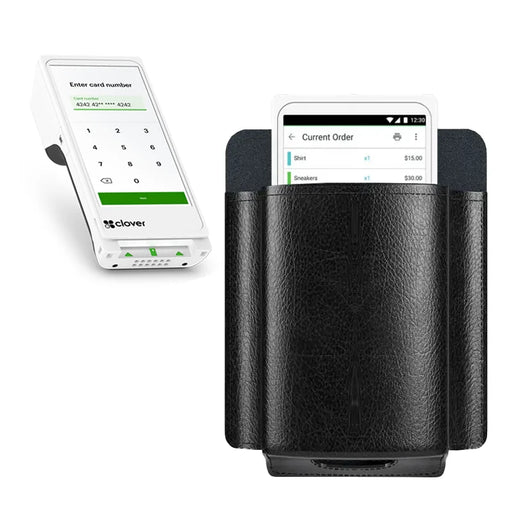 Leather Clover Flex 4 POS Case with Belt Clip