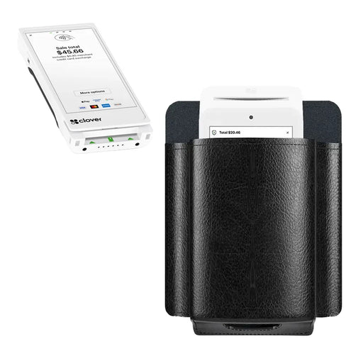 Leather Clover Flex Pocket POS Case with Belt Clip