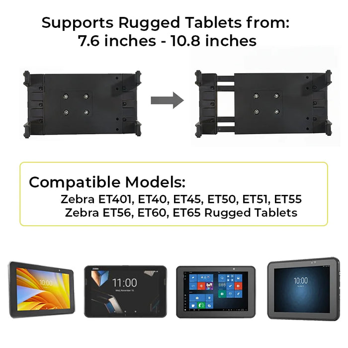 AGOZ Zebra ET45 Forklift Tablet Mount Holder