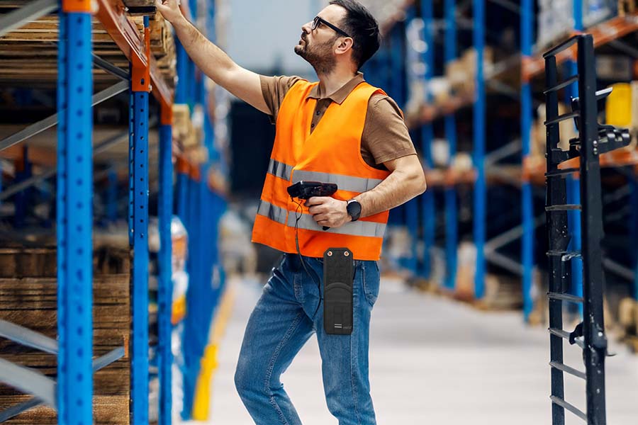 Lexicon LE45 Handheld with Trigger Holster with Belt Clip