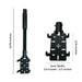 AgozTech drive-thru handheld mount measurements for Shopify POS Terminal setup
