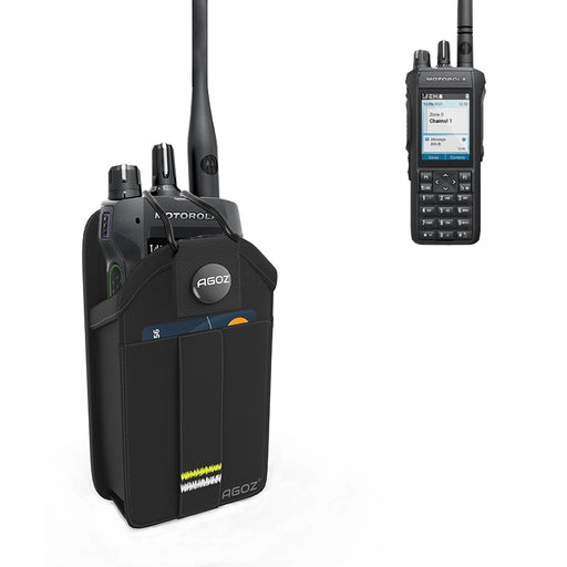Rugged Motorola Mototrbo R7 Two-Way Radio Holster with Belt Clip