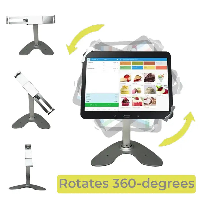 Heavy-Duty Countertop Tablet Stand for Elo I-Series 2.0 10" - High-Profile