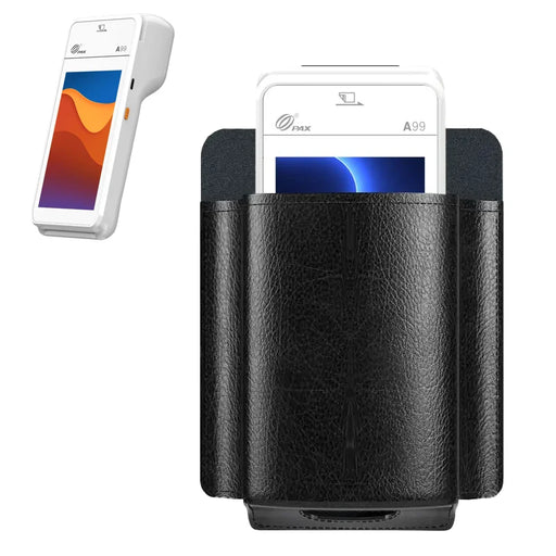 Rugged Leather PAX A99 Smart Terminal Case with Belt Clip