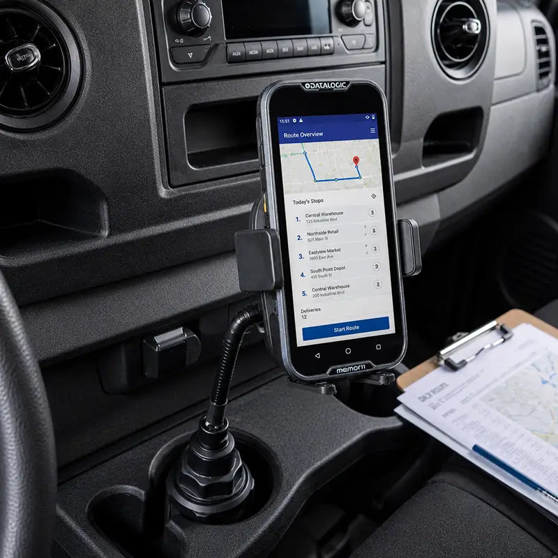 Fit and Function for Datalogic Cup Holder Vehicle Mount
