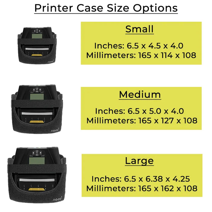 Star Micronics Portable Printer Holster Belt with Scanner Case - AgozTech