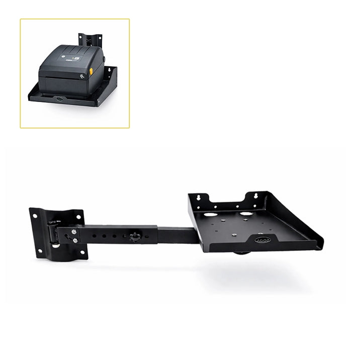 Stainless Steel Zebra ZD621 Direct Thermal Wall Mounted Printer Shelf