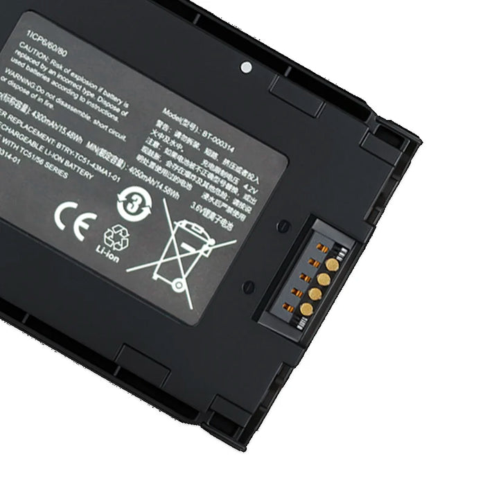 Replacement battery for Zebra Scanner BTRY-TC51-43MA1-01 / BT-000314