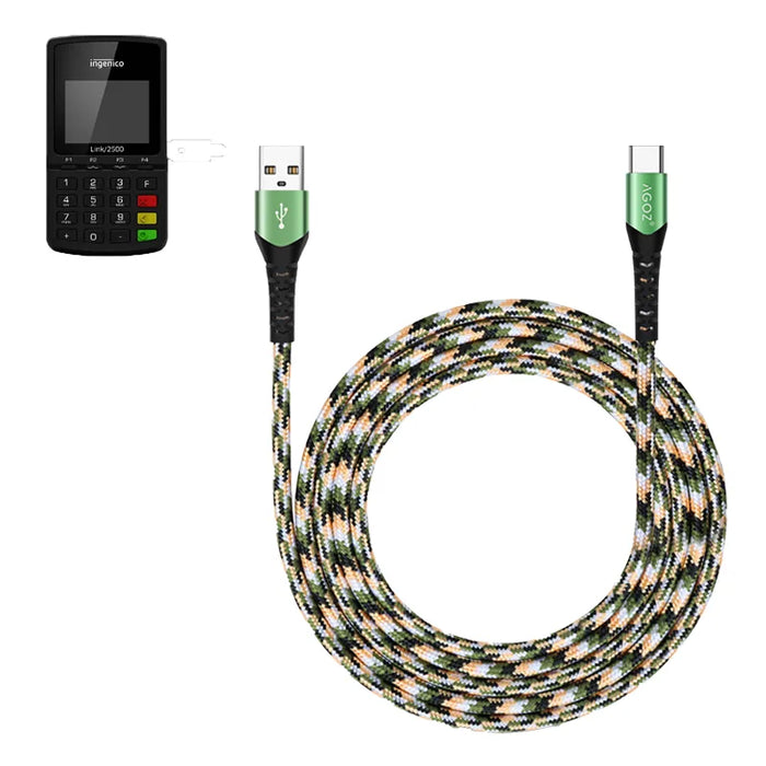 USB-C Cable Charger for Ingenico Mobile Card Reader