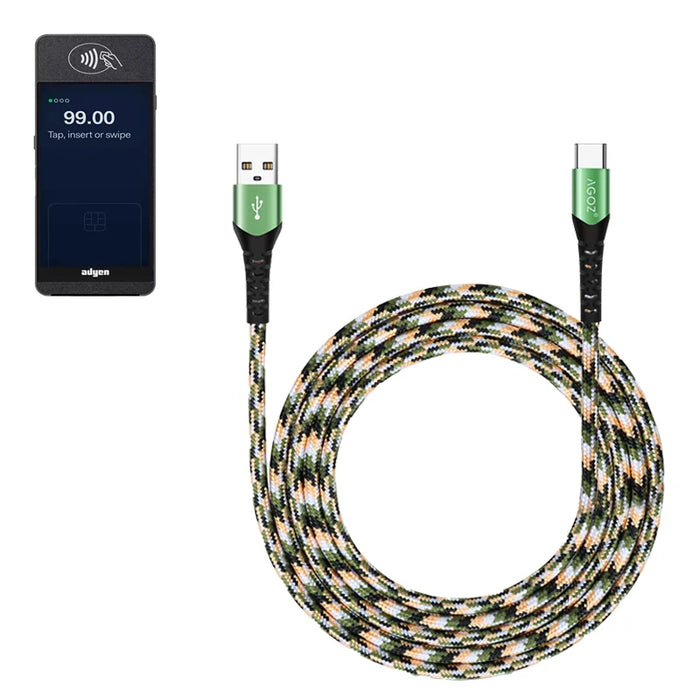 USB-C Cable Fast Charger for Adyen Mobile POS