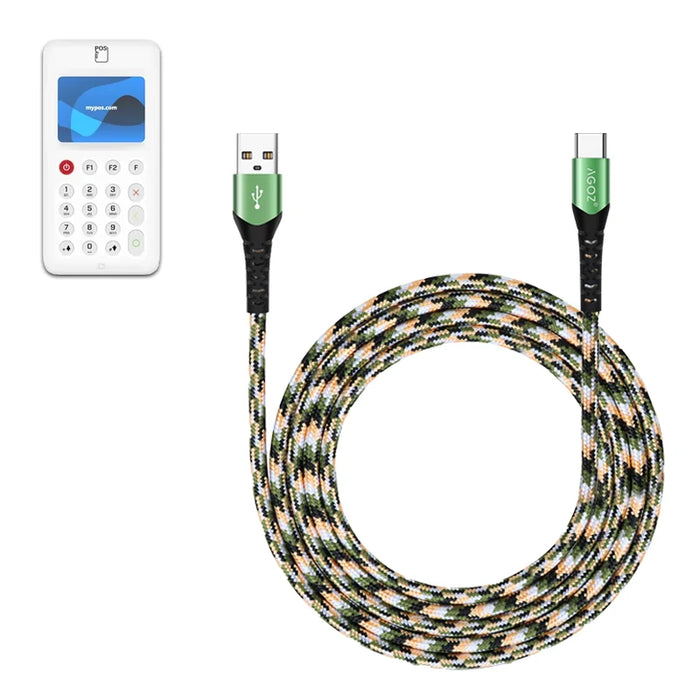 USB-C Cable Fast Charger for MyPos Go 2 Handheld