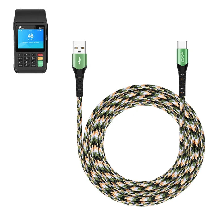 USB-C Cable Fast Charger for PAX D230 POS