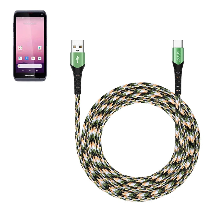 USB-C Fast Charger Cable for Honeywell CT32 Handheld