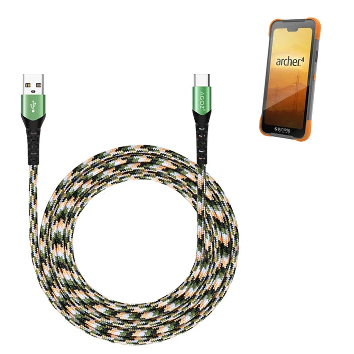 USB-C Fast Charger Cable for Juniper Archer 4 Handheld