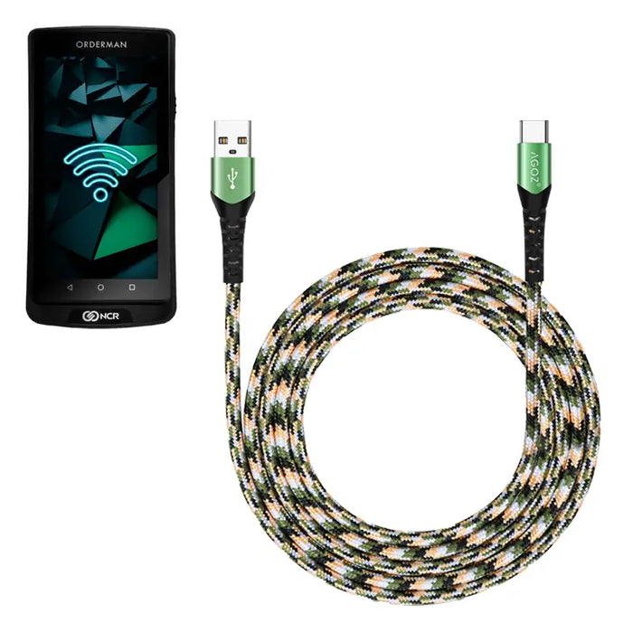 USB-C Fast Charger Cable for Orderman 5 Handheld POS