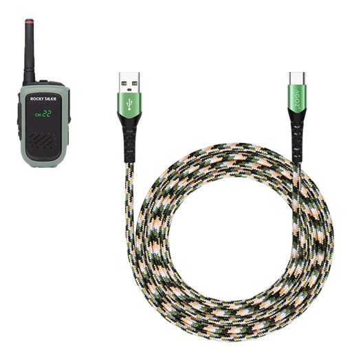 USB-C Fast Charger Cable for Rocky Talkie Mountain Radio