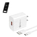 Wall Charger Adapter with USB-C Cable for Square Handheld