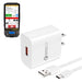 Wall Charger USB-A to USB-C Cable for Veriscan IDWare 9000 Scanner