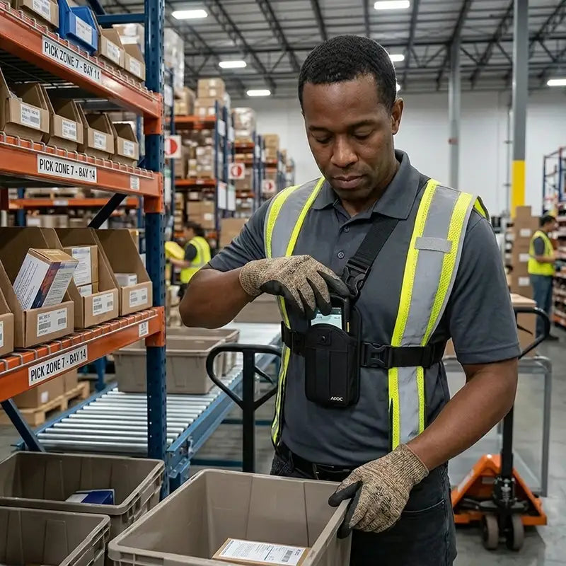Maintain Zebra Handheld Access During Full-Shift Movement