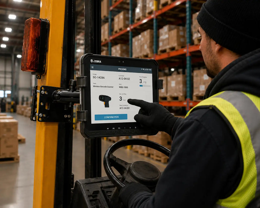 AGOZ Zebra Tablet Mount Holder for Forklifts