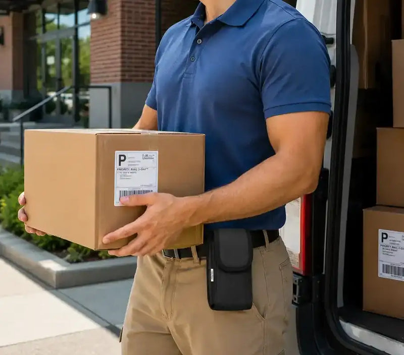 Organize WASP Scanner Carry for Busy Work Areas