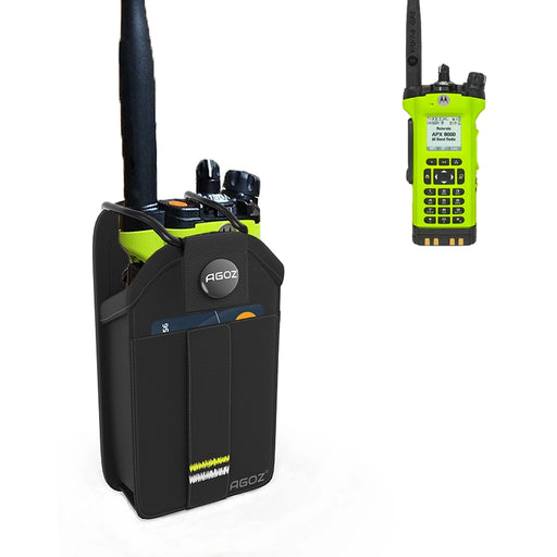 Rugged Motorola APX 8000 Radio Holster with Belt Clip