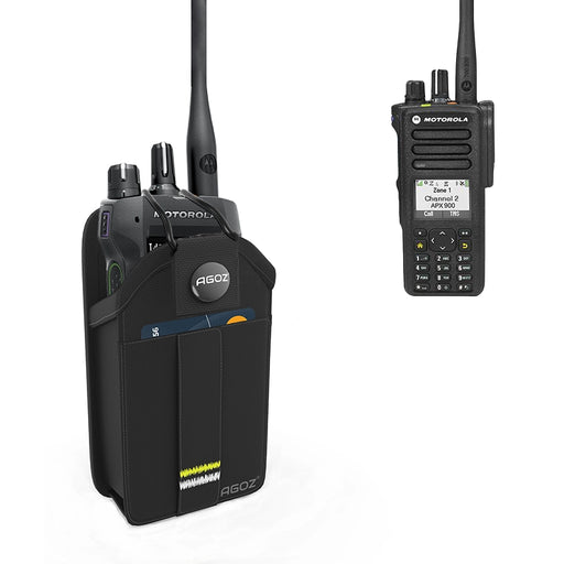 Heavy-Duty Motorola APX 900 Radio Holster with Snap Closure