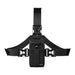 Chest harness pouch for Bluebird Handheld with front-facing scanner holder and adjustable black straps