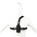 Chest Harness Holster for Point Mobile Scanner displayed on a mannequin to show front body placement and strap fit