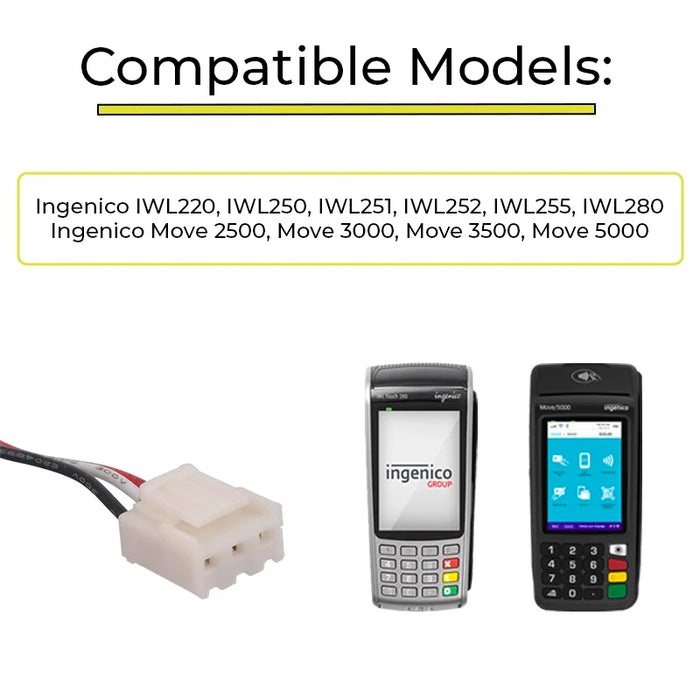 
AGOZ Ingenico Move 5000 POS Terminal Replacement Battery
