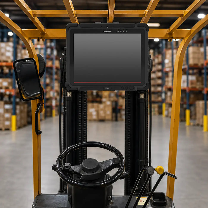 Honeywell RT10A rugged tablet forklift mounting solution